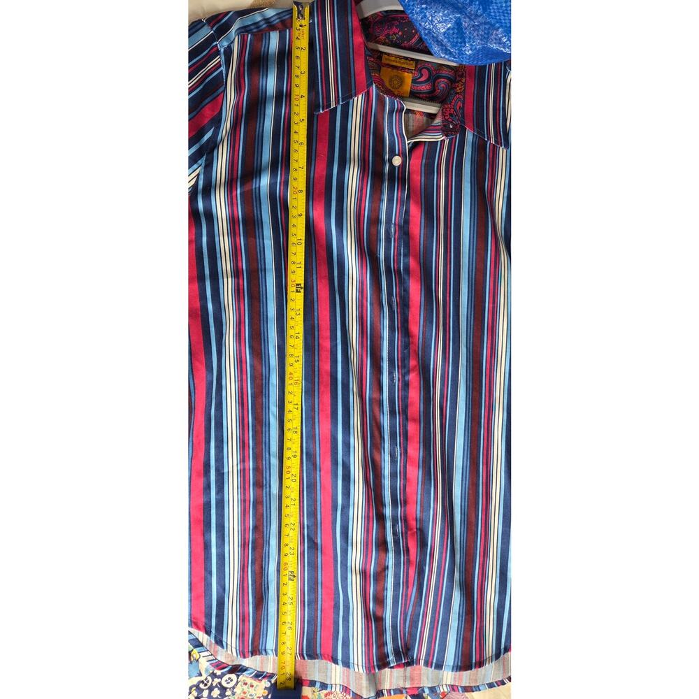 Ruby Rd Button Up Striped Shirt - Picture 5 of 8